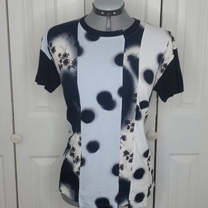 MARC BY MARC JACOBS Black & Blue T Shirt